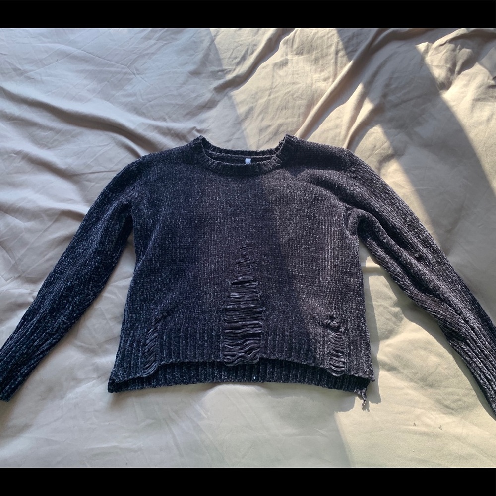 Charcoal Soft Sweater